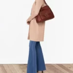 Casual Brown Leather Handbags