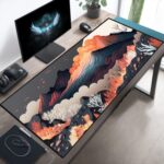 Aesthetic Western Mountain Desk Mat