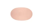 Leather T-Pink Round Desk Pad