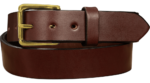 Leather Belt With Brass