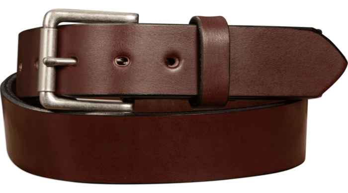 Brown Non Stitched Leather Belt