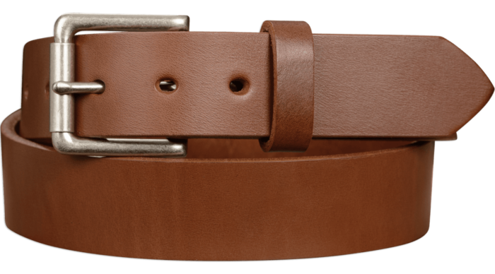 Tan Non Stitched Leather Belt
