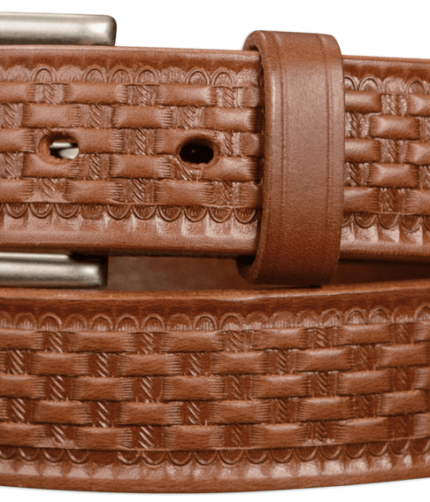 Basket Weave Brown Belt