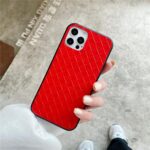 Crocodile Red Leather Phone Case