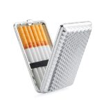 Men White Leather Cigarette Case