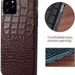 Crocodile Print Leather Case for iPhone