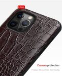 Crocodile Print Leather Case for iPhone