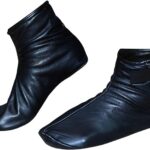 Night Black Slip Gents Leather Socks
