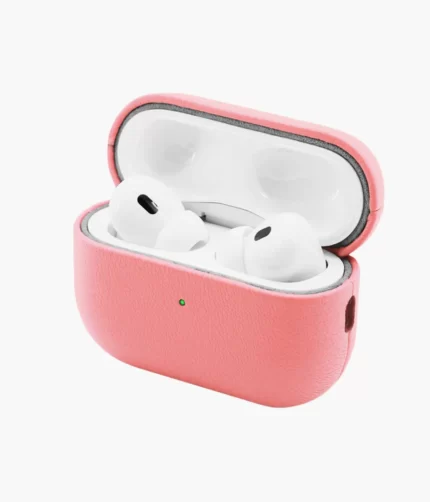 AirPods Pro Pink Leather Case