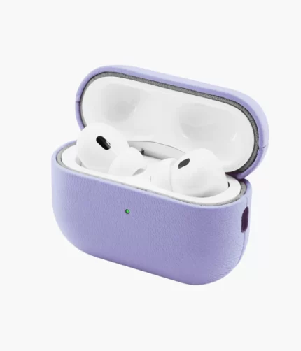 AirPods Pro Purple Leather Case