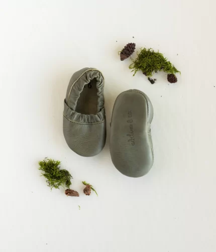 IRON LEATHER BABY SHOES