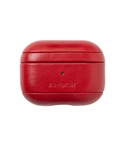 AirPods Pro Red Leather Case