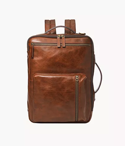 Leather Convertible Backpack Bag