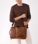 Leather Convertible Backpack Bag