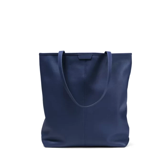 Uptown Vertical Blue Tote Bag
