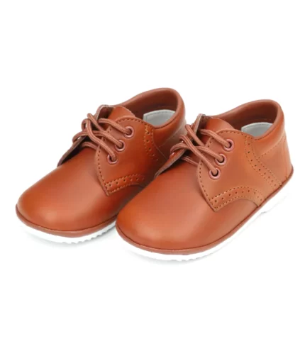 TAN LEATHER BABY SHOES