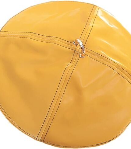 Yellow Leather Baby Cap