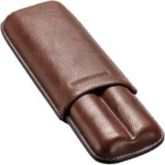 Mocha Leather Cigar Case