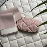 TRAVEL LEATHER ROSE CHANGING MAT