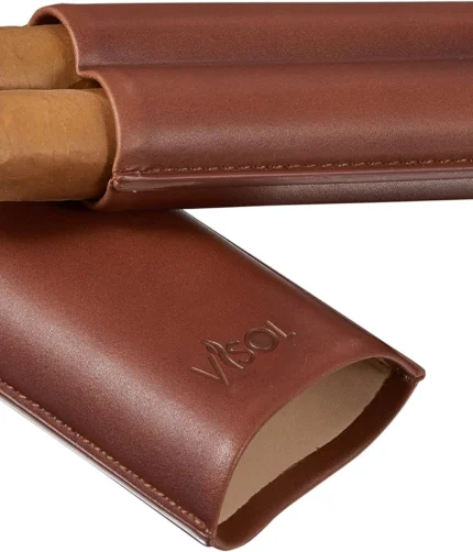 Cinnamon Leather Cigar Case