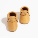 LATTE LEATHER BABY SHOES