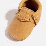 LATTE LEATHER BABY SHOES