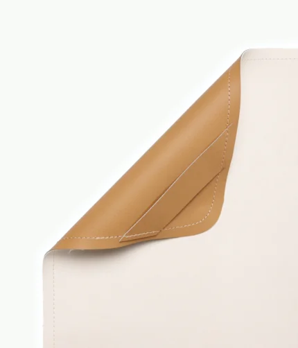 DOUBLE SIDED LEATHER TAN CHANGING MAT