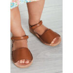 TAN LEATHER BABY SHOES
