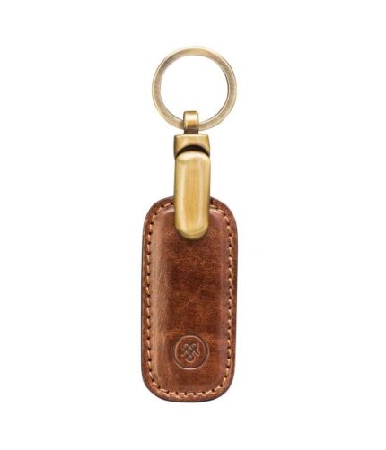 4 Pack Leather Brown Color Keychain