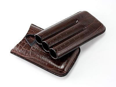 Brown Leather Cigar Case