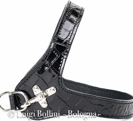 Corco Black Leather Dog Harness