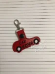 4 Pack Leather Car Rider Keychain
