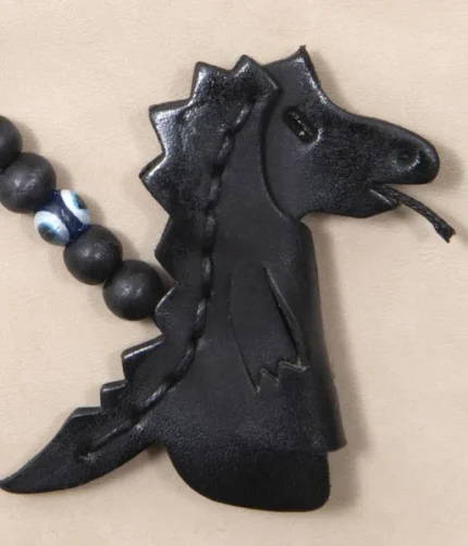 4 Pack Leather Dragon Keychain