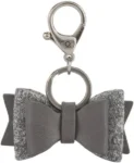 4 Pack Leather Bow Keychain