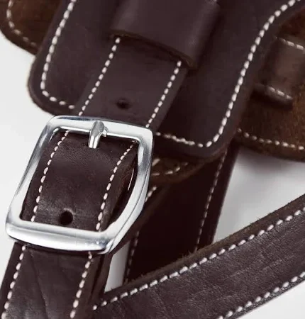 Brown Leather Dog Harness