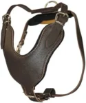 Khakki Leather Dog Harness