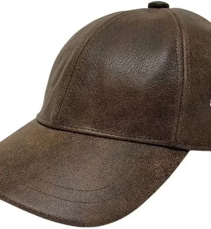 Leather BaseBall Cap