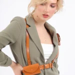 Buckle Body Chest Brown Harness